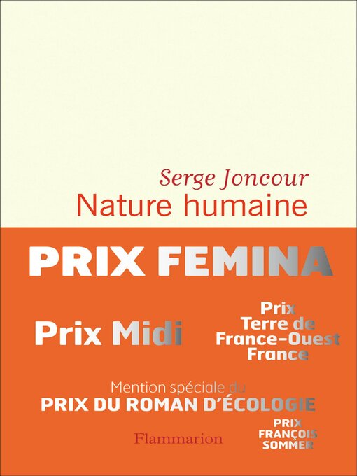 Title details for Nature humaine by Serge Joncour - Available